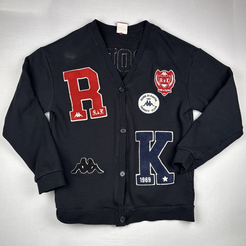 Robe di Kappa Varsity Cardigan Sweatshirt Mens Large Letterman Jacket 1969